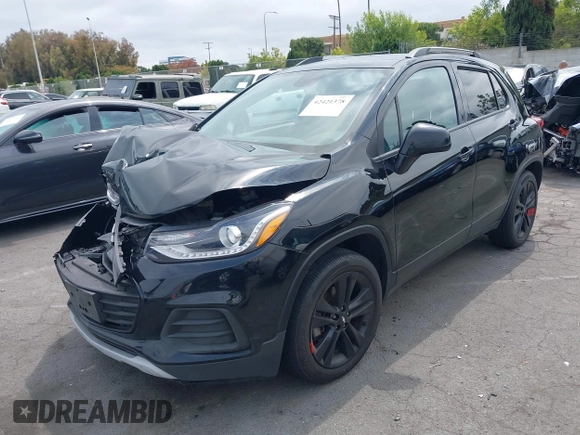 2020 Chevrolet Trax LT with VIN 3GNCJLSB8LL221077, listed as a IAAI auction lot 42421378 with 97,372 mi miles and . Bid and sale history available at DreamBid. Image 16.