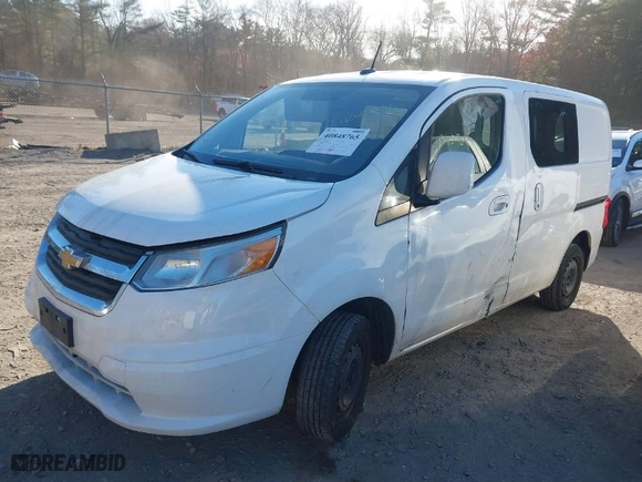 2015 Chevrolet City Express Cargo Van LT with VIN 3N63M0ZN6FK698175, listed as a IAAI auction lot 40848765 with 101,160 mi miles. Bid and sale history available at carsss.com. Image 2.