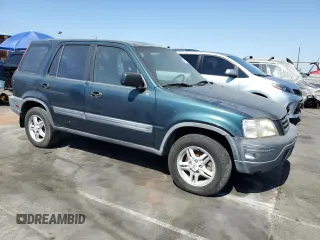 1997 Honda CR-V with VIN JHLRD1858VC057492, listed as a Copart auction lot 59996334 with 209,965 mi miles and Salvage Title. Bid and sale history available at carsss.com. Image 4.