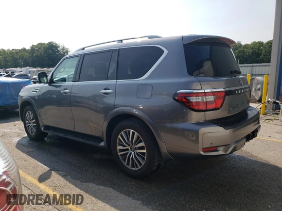 2021 Nissan Armada SL with VIN JN8AY2BB0M9790428, listed as a Copart auction lot 64024254 with 79,194 mi miles and Salvage Title. Bid and sale history available at carsss.com. Image 2.