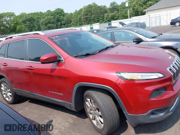 2014 Jeep Cherokee Limited z VIN 1C4PJLDB9EW314128, wystawiony jako IAAI lot #42407723 z przebiegiem 158 982 mil mil oraz . Historia ofert i sprzedaży dostępna na DreamBid. Obrazek 13.