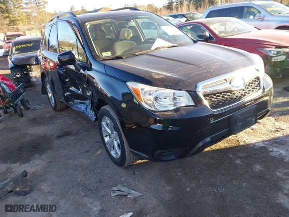 2015 Subaru Forester 2.5i Premium with VIN JF2SJADC2FH401318, listed as a IAAI auction lot 41451231 with 152,489 mi miles. Bid and sale history available at carsss.com. Image 1.