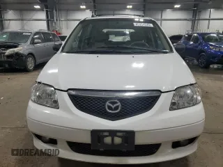 2002 Mazda MPV LX with VIN JM3LW28J320332691, listed as a Copart auction lot 45354325 with 152,780 mi miles and Salvage Title. Bid and sale history available at carsss.com. Image 5.