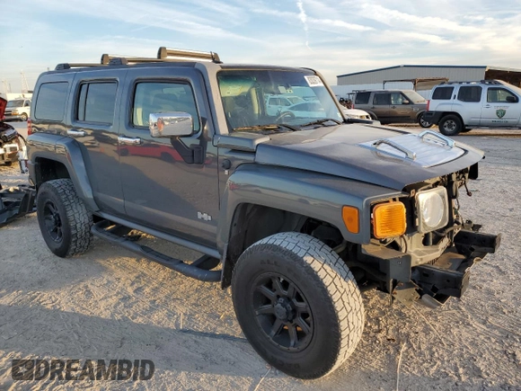 2008 Hummer H3 SUV with VIN 5GTEN13E688193085, listed as a Copart auction lot 83039714 with 106,990 mi miles and Salvage Title. Bid and sale history available at DreamBid. Image 4.
