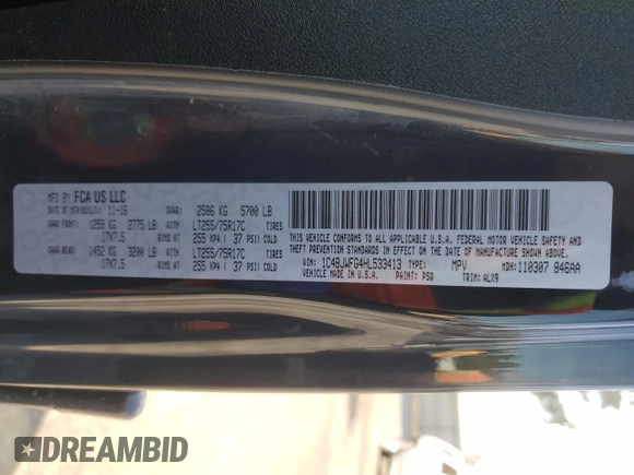2017 Jeep Wrangler Unlimited Rubicon Recon with VIN 1C4BJWFG4HL533413, listed as a Copart auction lot 86196194 with 39,162 mi miles and Salvage title. Bid and sale history available at DreamBid. Image 13.