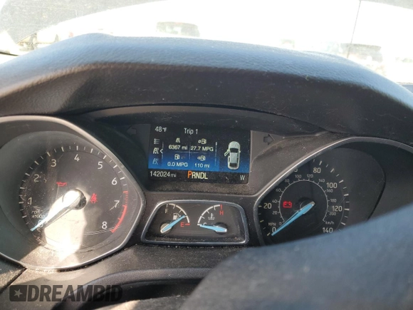 2015 Ford Focus SE with VIN 1FADP3K28FL268160, listed as a Copart auction lot 41857245 with 142,024 mi miles and Salvage Title. Bid and sale history available at carsss.com. Image 9.