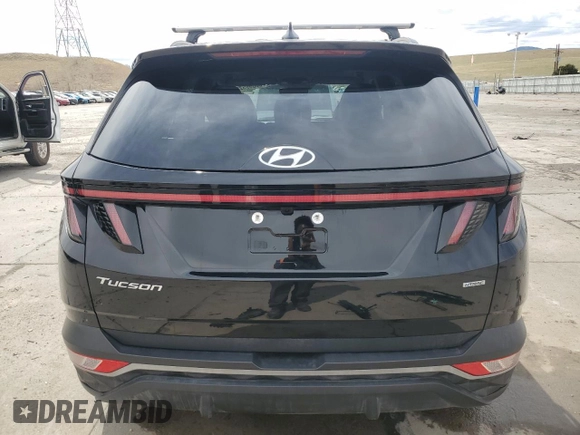 2022 Hyundai Tucson SEL with VIN 5NMJCCAE4NH089487, listed as a Copart auction lot 50099575 with 33,166 mi miles and Salvage Title. Bid and sale history available at DreamBid. Image 6.