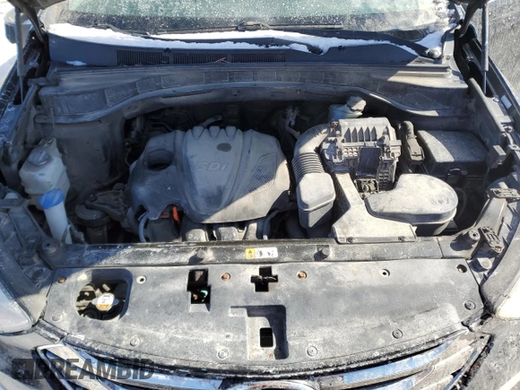 2013 Hyundai Santa Fe Sport z VIN 5XYZU3LBXDG027071, wystawiony jako Copart lot #48201715 z przebiegiem 175 806 mil mil oraz Szkoda całkowita • Salvage title. Historia ofert i sprzedaży dostępna na DreamBid. Obrazek 12.
