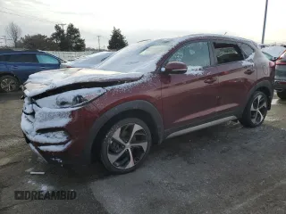 2017 Hyundai Tucson Sport z VIN KM8J33A29HU280613, wystawiony jako Copart lot #45308305 z przebiegiem Nie podano mil oraz Szkoda całkowita • Salvage title. Historia ofert i sprzedaży dostępna na DreamBid. Obrazek 1.