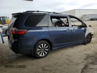 2020 Toyota Sienna XLE with VIN 5TDDZ3DCXLS249579, listed as a Copart auction lot 55288175 with Not provided miles and Non repairable. Bid and sale history available at DreamBid. Image 3.