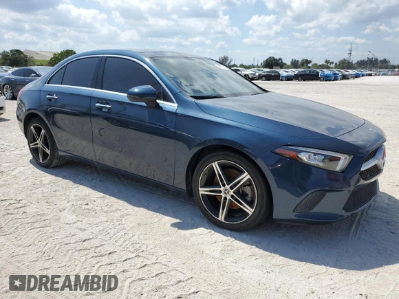 2021 Mercedes-Benz A 220 with VIN W1K3G4EB6MJ298747, listed as a Copart auction lot 49272525 with 50,439 mi miles and Clean Title. Bid and sale history available at DreamBid. Image 4.