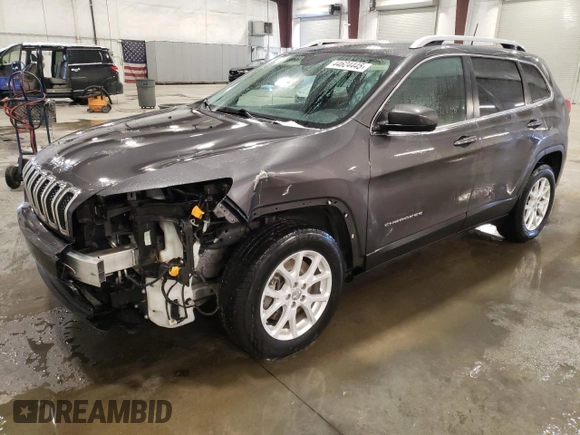 2018 Jeep Cherokee Latitude Plus with VIN 1C4PJMLB5JD535870, listed as a Copart auction lot 44624445 with 116,058 mi miles and Salvage Title. Bid and sale history available at DreamBid. Image 1.