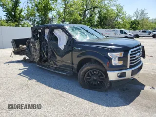 2017 Ford F-150 XL with VIN 1FTEW1EG6HFB84272, listed as a Copart auction lot 56340575 with Not provided miles and Salvage title. Bid and sale history available at DreamBid. Image 4.