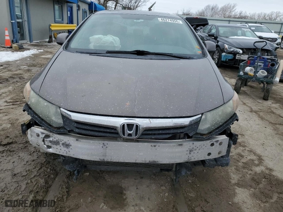 2012 Honda Civic Sdn EX-L with VIN 2HGFB2F99CH518972, listed as a Copart auction lot 46274955 with 200,758 mi miles and Salvage Title. Bid and sale history available at carsss.com. Image 5.