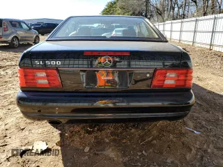 1999 Mercedes-Benz SL-Class with VIN WDBFA68F1XF181893, listed as a Copart auction lot 89201815 with 85,407 mi miles and Salvage Title. Bid and sale history available at carsss.com. Image 6.