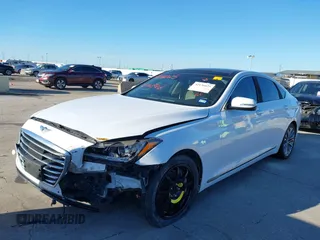 2015 Hyundai Genesis 3.8L z VIN KMHGN4JEXFU051407, wystawiony jako IAAI lot #42136025 z przebiegiem 121 139 mil mil oraz . Historia ofert i sprzedaży dostępna na DreamBid. Obrazek 2.