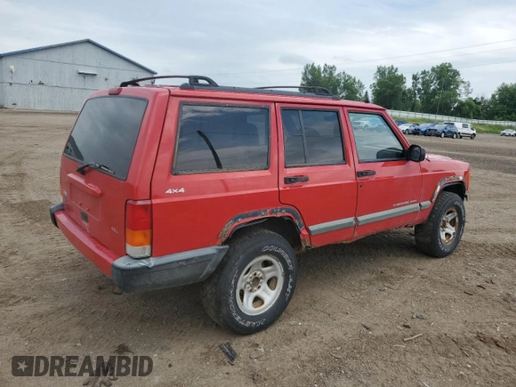 1999 Jeep Cherokee Sport with VIN 1J4FF68S4XL580048, listed as a Copart auction lot 62546365 with 154,059 mi miles and Clean title. Bid and sale history available at DreamBid. Image 3.