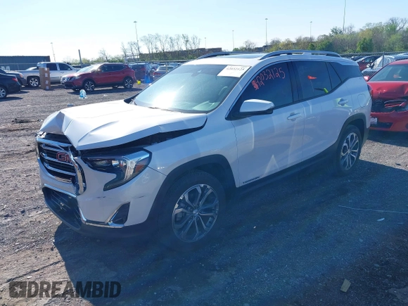 2020 GMC Terrain SLT with VIN 3GKALPEV7LL146609, listed as a IAAI auction lot 42032125 with 48,178 mi miles. Bid and sale history available at carsss.com. Image 17.