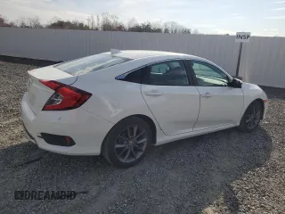2020 Honda Civic Sedan EX-L with VIN 19XFC1F75LE023233, listed as a Copart auction lot 50486045 with 8,669 mi miles and Salvage Title. Bid and sale history available at carsss.com. Image 3.