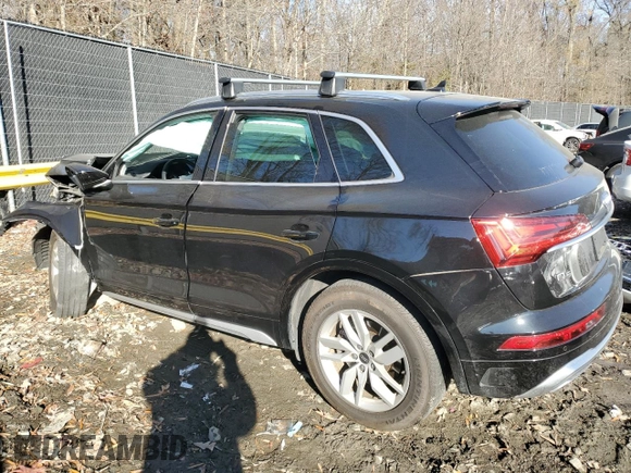 2022 Audi Q5 S line Premium with VIN WA1GAAFY4N2049173, listed as a Copart auction lot 83505184 with 0 mi miles and Salvage Title. Bid and sale history available at carsss.com. Image 2.