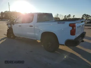 2024 Chevrolet Silverado 1500 Custom Trail Boss with VIN 3GCUDCED9RG110122, listed as a Copart auction lot 87020134 with 9,159 mi miles and Salvage Title. Bid and sale history available at carsss.com. Image 2.