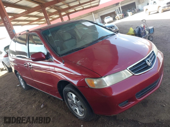 2004 Honda Odyssey EX with VIN 5FNRL186X4B013892, listed as a IAAI auction lot 41731037 with 202,893 mi miles and . Bid and sale history available at DreamBid. Image 1.