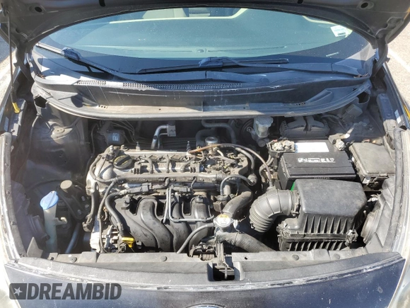 2012 Kia Rio LX with VIN KNADM5A3XC6015728, listed as a Copart auction lot 54952215 with 186,348 mi miles and Salvage Title. Bid and sale history available at DreamBid. Image 11.