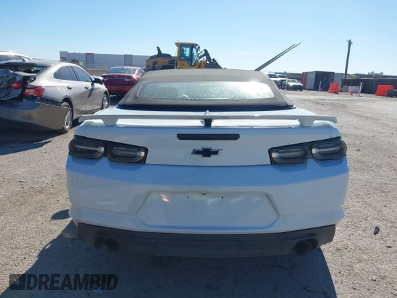 2019 Chevrolet Camaro 1LT with VIN 1G1FB3DSXK0108395, listed as a IAAI auction lot 41146697 with 64,414 mi miles. Bid and sale history available at carsss.com. Image 16.