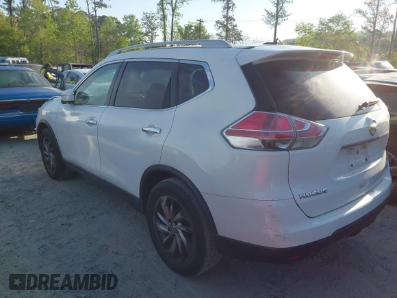 2014 Nissan Rogue SV with VIN 5N1AT2MT7EC751433, listed as a IAAI auction lot 42053564 with 207,476 mi miles and . Bid and sale history available at DreamBid. Image 3.