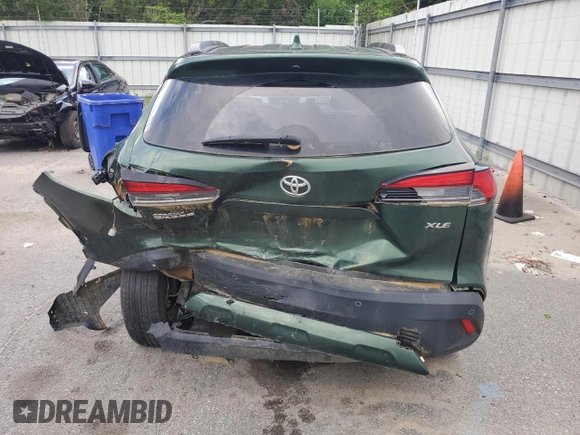2023 Toyota Corolla Cross XLE с VIN 7MUDAAAG4PV038098, выставлен на аукционе Copart как лот 57906915 с пробегом 73 569 миль миль и Списание • Salvage title. История ставок и продаж доступна на DreamBid. Изображение 6.