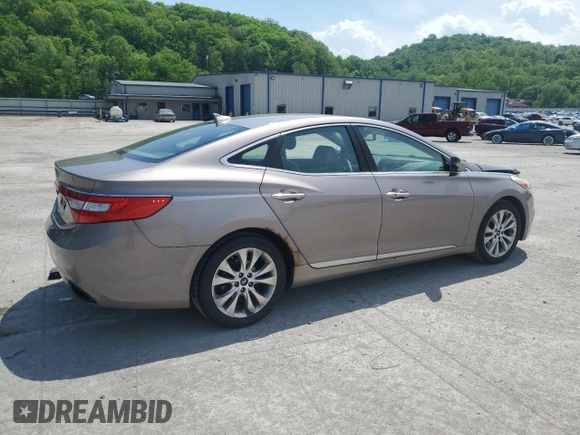 2013 Hyundai Azera z VIN KMHFG4JG4DA240690, wystawiony jako Copart lot #57465565 z przebiegiem 164 757 mil mil oraz Szkoda całkowita • Salvage title. Historia ofert i sprzedaży dostępna na DreamBid. Obrazek 3.
