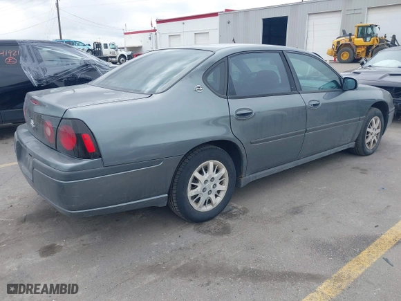 2005 Chevrolet Impala with VIN 2G1WF52K359198907, listed as a IAAI auction lot 41837507 with 150,897 mi miles. Bid and sale history available at carsss.com. Image 4.