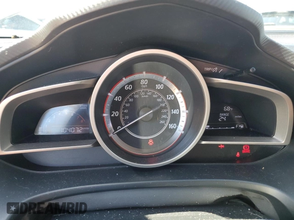 2016 Mazda 3 i Sport with VIN JM1BM1J76G1341342, listed as a Copart auction lot 49791045 with 104,072 mi miles and Salvage Title. Bid and sale history available at DreamBid. Image 9.