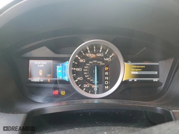 2015 Ford Explorer Limited with VIN 1FM5K7F88FGB58622, listed as a Copart auction lot 79963683 with 140,502 mi miles and Salvage Title. Bid and sale history available at carsss.com. Image 9.
