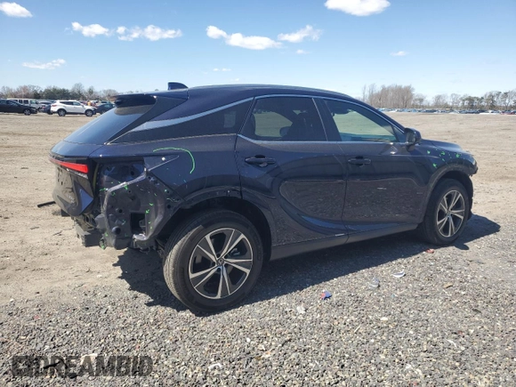 2023 Lexus RX 350h z VIN 2T2BBMCA7PC006100, wystawiony jako Copart lot #50487565 z przebiegiem 21 165 mil mil oraz Szkoda całkowita • Salvage title. Historia ofert i sprzedaży dostępna na DreamBid. Obrazek 3.