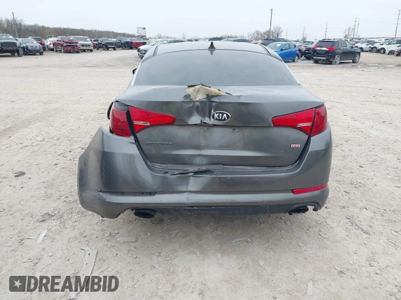 2013 Kia Optima EX with VIN 5XXGN4A76DG168748, listed as a IAAI auction lot 42026103 with 179,142 mi miles. Bid and sale history available at carsss.com. Image 16.