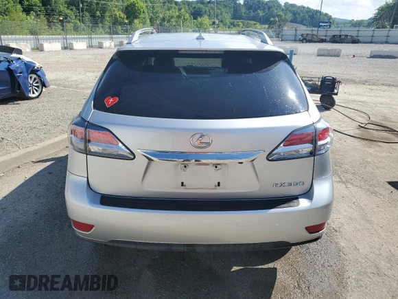 2013 Lexus RX 350 with VIN JTJBK1BA5D2034408, listed as a Copart auction lot 59668335 with 93,484 mi miles and Salvage title. Bid and sale history available at DreamBid. Image 6.