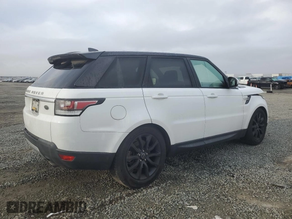 2017 Land Rover Range Rover Sport HSE with VIN SALWR2FVXHA682558, listed as a Copart auction lot 48928275 with 169,009 mi miles and Salvage title. Bid and sale history available at DreamBid. Image 3.