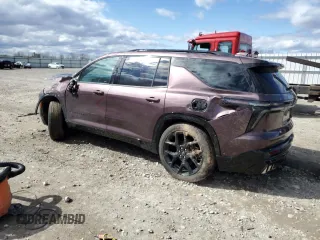 2024 Chevrolet Traverse AWD RS z VIN 1GNEVLKS1RJ198674, wystawiony jako Copart lot #52947305 z przebiegiem 10 550 mil mil oraz Szkoda całkowita • Salvage title. Historia ofert i sprzedaży dostępna na DreamBid. Obrazek 2.