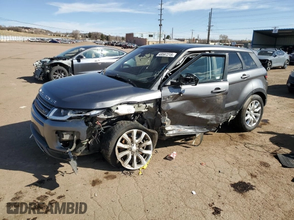 2018 Land Rover Range Rover Evoque SE with VIN SALVP2RX3JH288864, listed as a Copart auction lot 48597215 with 59,546 mi miles and Salvage Title. Bid and sale history available at carsss.com. Image 1.