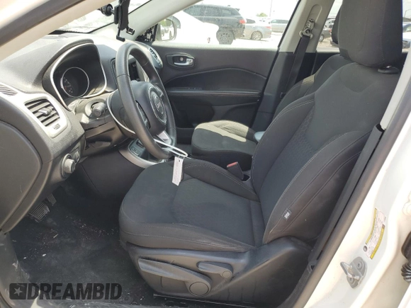 2020 Jeep Compass Sport с VIN 3C4NJCAB7LT256955, выставлен на аукционе Copart как лот 57062805 с пробегом 50 827 миль миль и Списание • Salvage title. История ставок и продаж доступна на DreamBid. Изображение 7.
