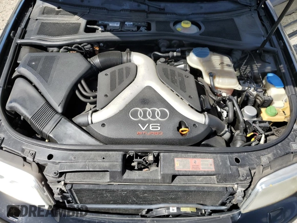2002 Audi S4 with VIN WAURD68D82A001090, listed as a Copart auction lot 53684755 with 173,260 mi miles and Clean Title. Bid and sale history available at carsss.com. Image 11.