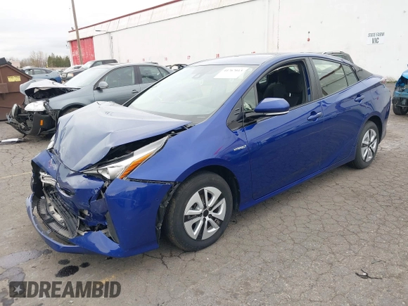 2018 Toyota Prius Two with VIN JTDKBRFU8J3067821, listed as a IAAI auction lot 41767013 with 82,285 mi miles and . Bid and sale history available at carsss.com. Image 17.