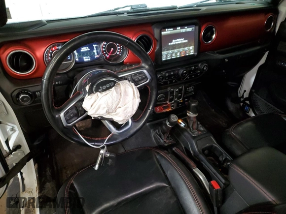 2021 Jeep Wrangler Unlimited Rubicon with VIN 1C4JJXFM2MW633915, listed as a Copart auction lot 52972625 with 78,355 mi miles and Salvage Title. Bid and sale history available at carsss.com. Image 8.
