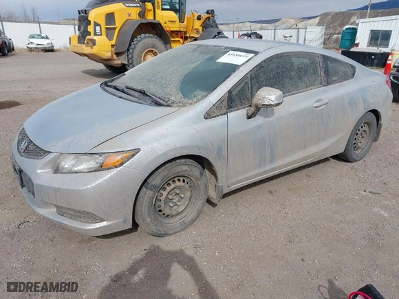 2012 Honda Civic Cpe LX with VIN 2HGFG3B52CH518905, listed as a IAAI auction lot 41689019 with 272,657 mi miles. Bid and sale history available at carsss.com. Image 2.