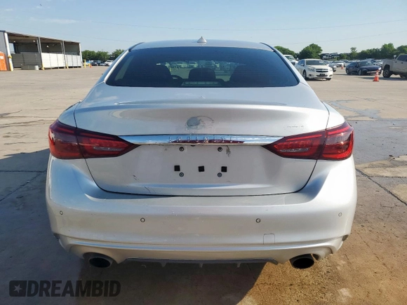 2018 Infiniti Q50 Sport z VIN JN1EV7AP3JM350036, wystawiony jako Copart lot #56720915 z przebiegiem 75 298 mil mil oraz Szkoda całkowita • Salvage title. Historia ofert i sprzedaży dostępna na DreamBid. Obrazek 6.