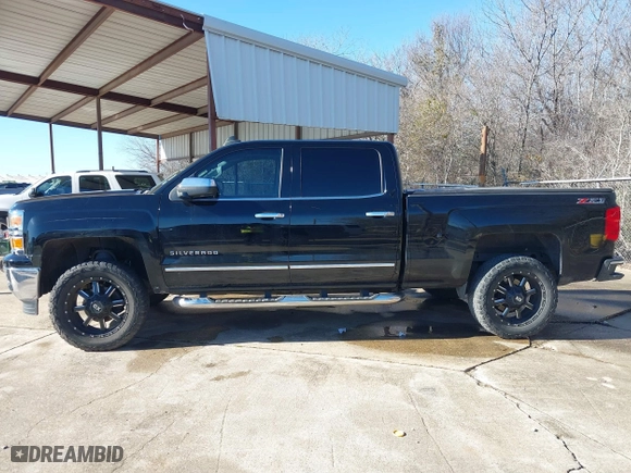 2015 Chevrolet Silverado 1500 LTZ with VIN 3GCUKSEC0FG482502, listed as a IAAI auction lot 41292001 with 129,622 mi miles. Bid and sale history available at carsss.com. Image 14.