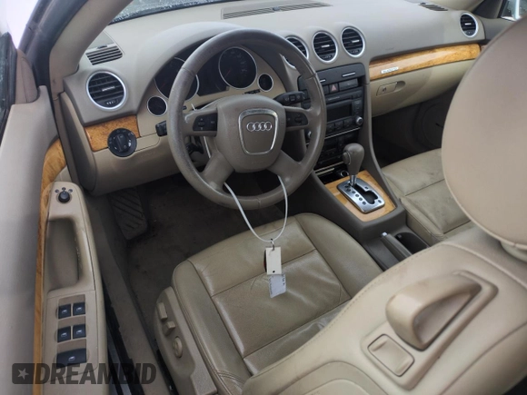 2007 Audi A4 2.0T z VIN WAUDF48H27K037497, wystawiony jako Copart lot #54057075 z przebiegiem 189 794 mil mil oraz Szkoda całkowita • Salvage title. Historia ofert i sprzedaży dostępna na DreamBid. Obrazek 8.