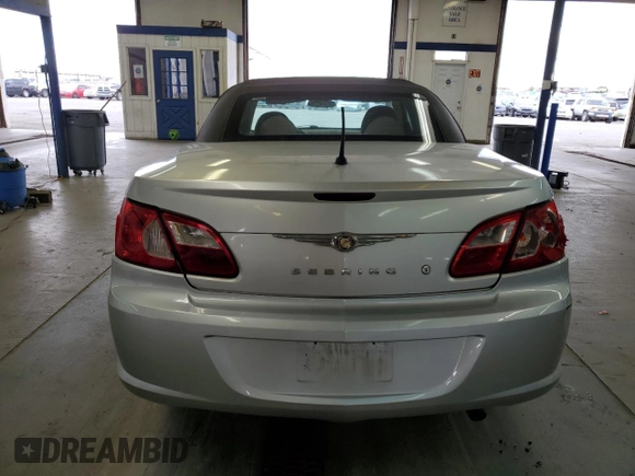 2008 Chrysler Sebring LX with VIN 1C3LC45K78N675207, listed as a Copart auction lot 57565874 with 187,308 mi miles and Clean Title. Bid and sale history available at carsss.com. Image 6.