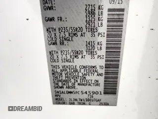 2015 Infiniti QX60 с VIN 5N1AL0MM5FC545901, выставлен на аукционе Copart как лот 59287165 с пробегом 140 779 миль миль и Чистый • Clean title. История ставок и продаж доступна на DreamBid. Изображение 13.